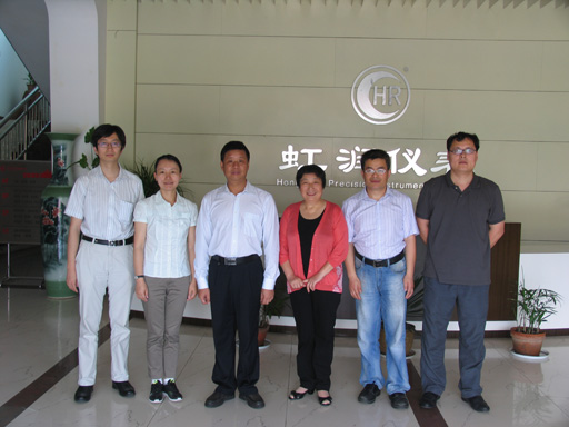 上海理工大學領導、教授一行考察虹潤公司